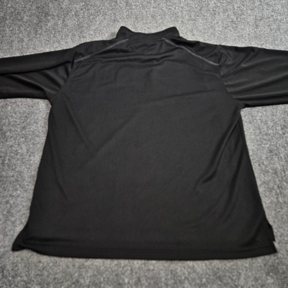 Fitgers Duluth Minnesota Pullover Mens Large Black 1/4‎ Zip Performance Brewery - Picture 5 of 8